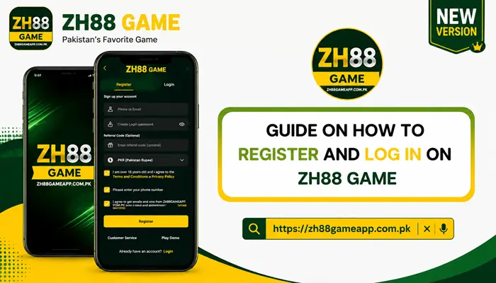 Zh88 Game Easy Register and Login User Account Guide